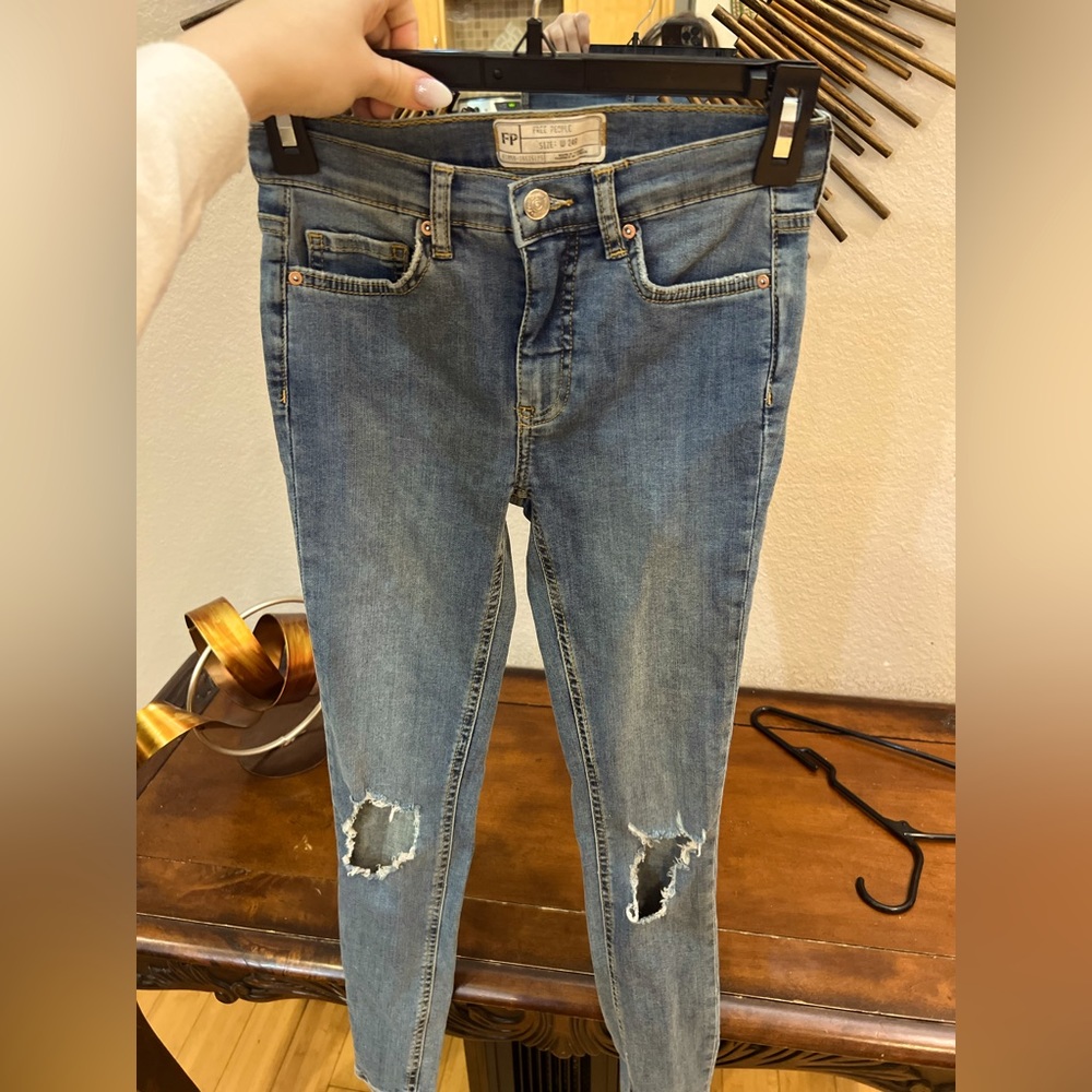 Free people size 0 skinny jeans